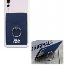 Card Holder With Metal Ring Phone Stand